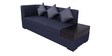 Alvin Fabric LHS Sectional Sofa in Blue Colour