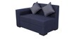 Alvin Fabric LHS Sectional Sofa in Blue Colour