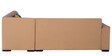 Alvin LHS Sofa in Beige Leatherette in L Shape
