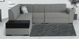 Alvin Fabric RHS Sectional Sofa in Beige Colour