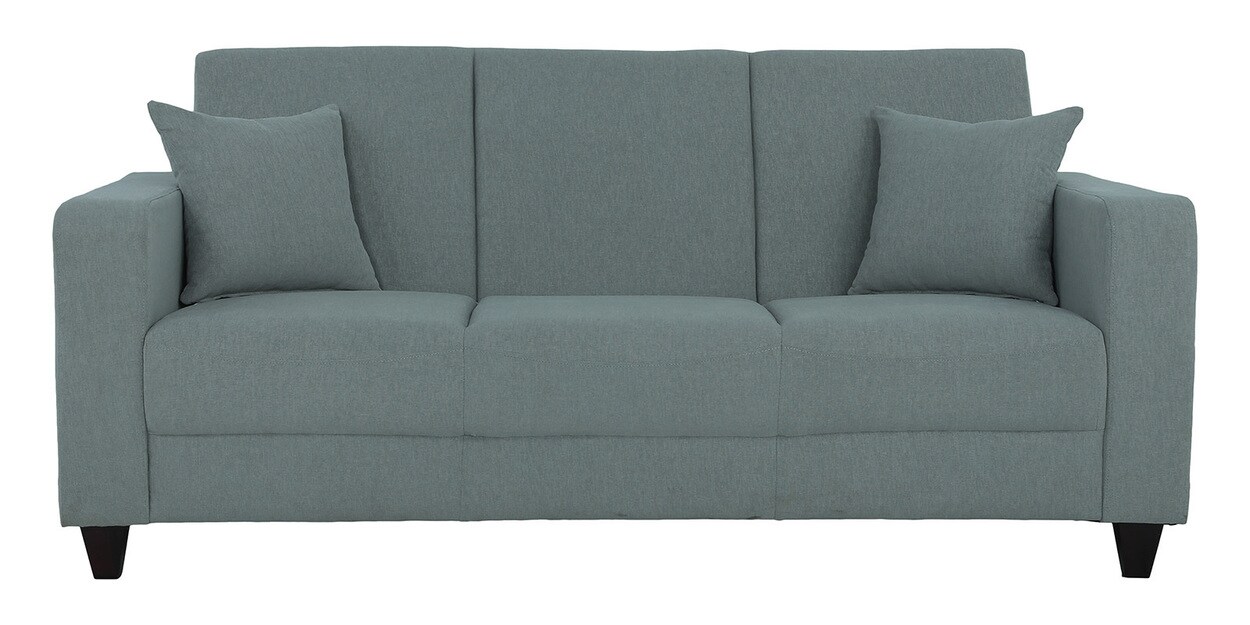 Buy Alba 3 Seater Sofa In Ash Grey Colour By Woodsworth Online Modern