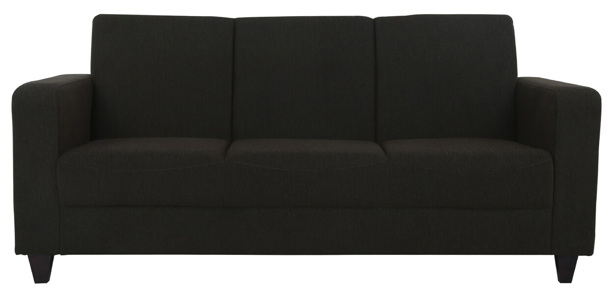 Buy Alba Fabric 3 Seater Sofa In Chestnut Brown Colour By Woodsworth Online Modern Sofa Sets