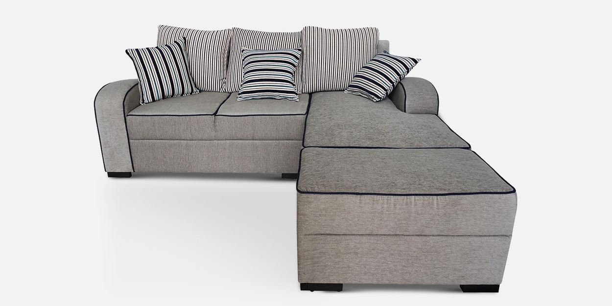 Buy Alex Fabric LHS Sectional Sofa in Grey Colour at 20 OFF by Muebles Casa Pepperfry