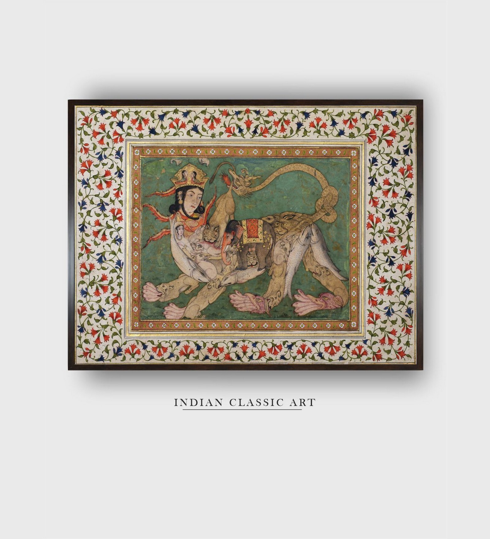 Al Buraq Canvas Framed Wall Painting