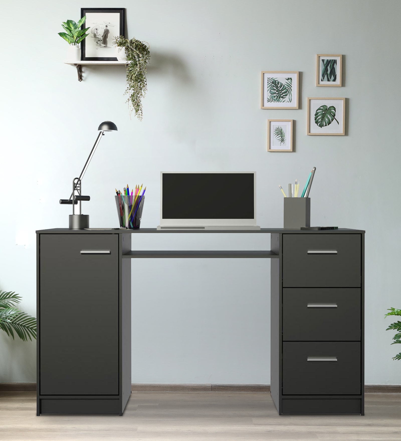 Alaska Writing Table In Black Finish