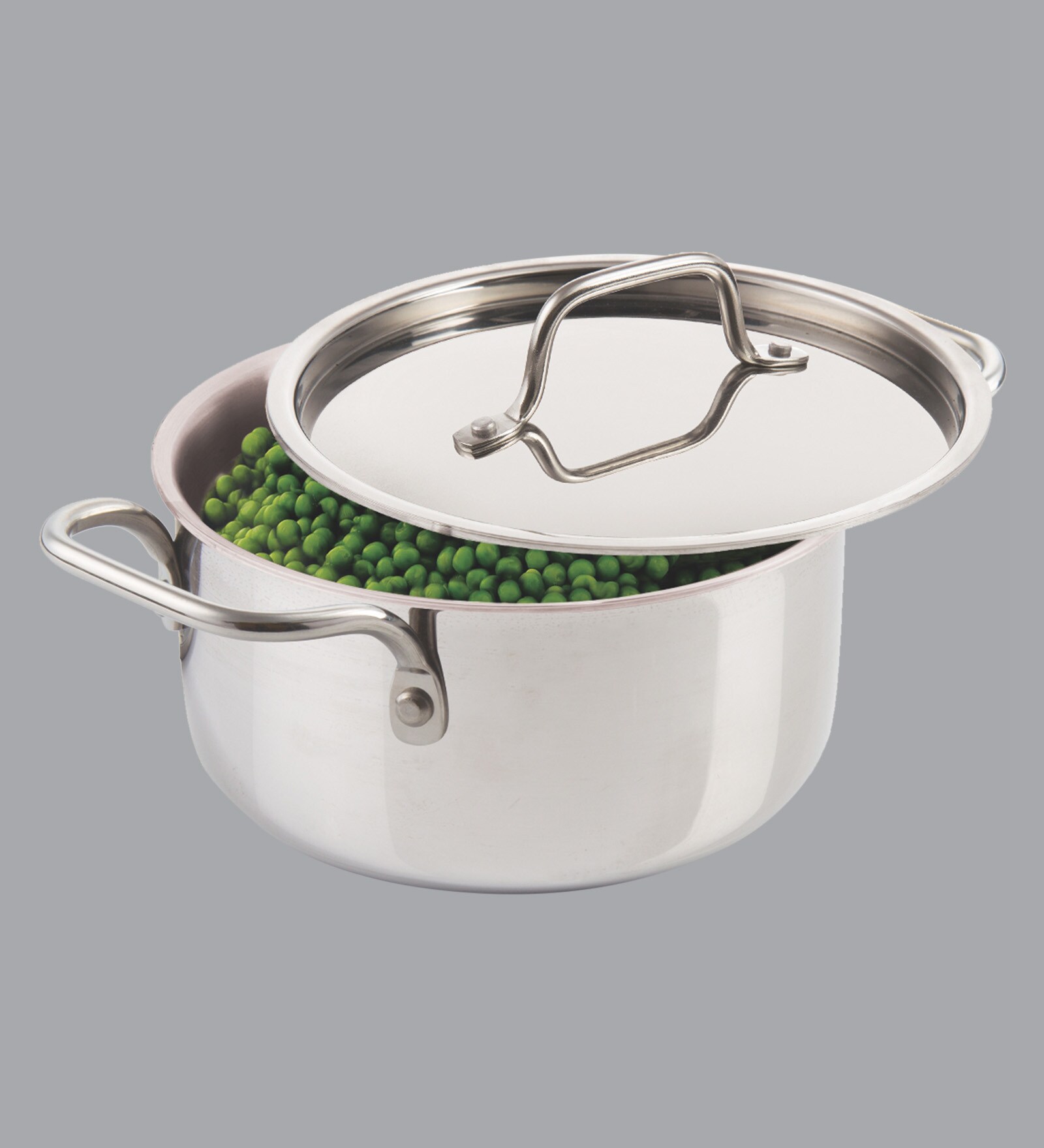 2.5 Ltr Stainless Steel Non-Stick Cooking Pot with Lid