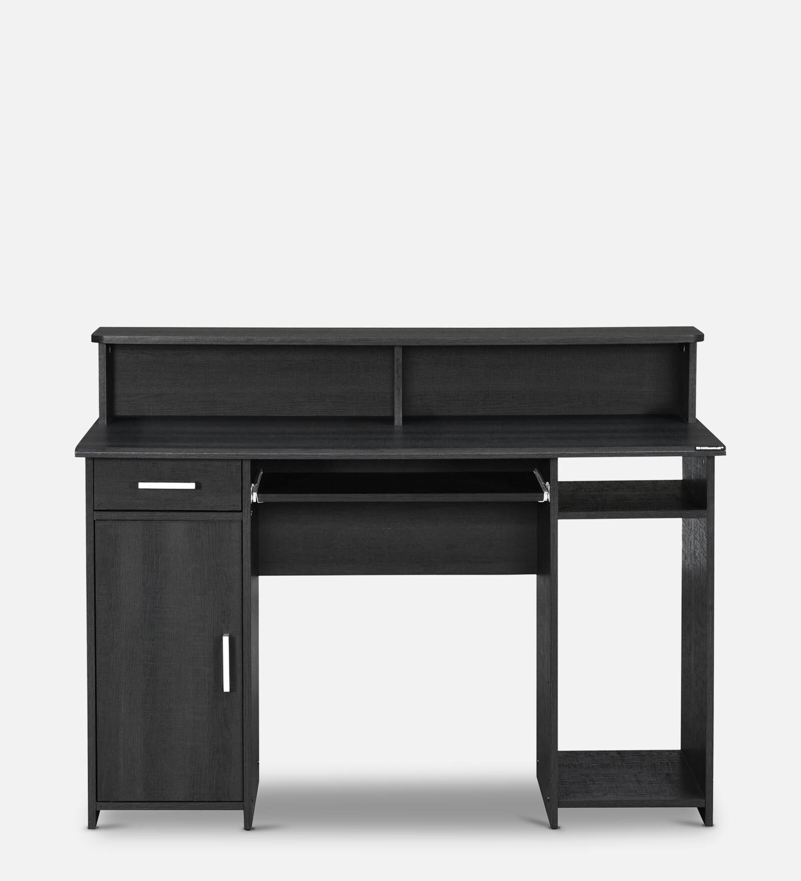Buy Aldrich Computer Table in Light Charcoal Grey Colour at 35 OFF by