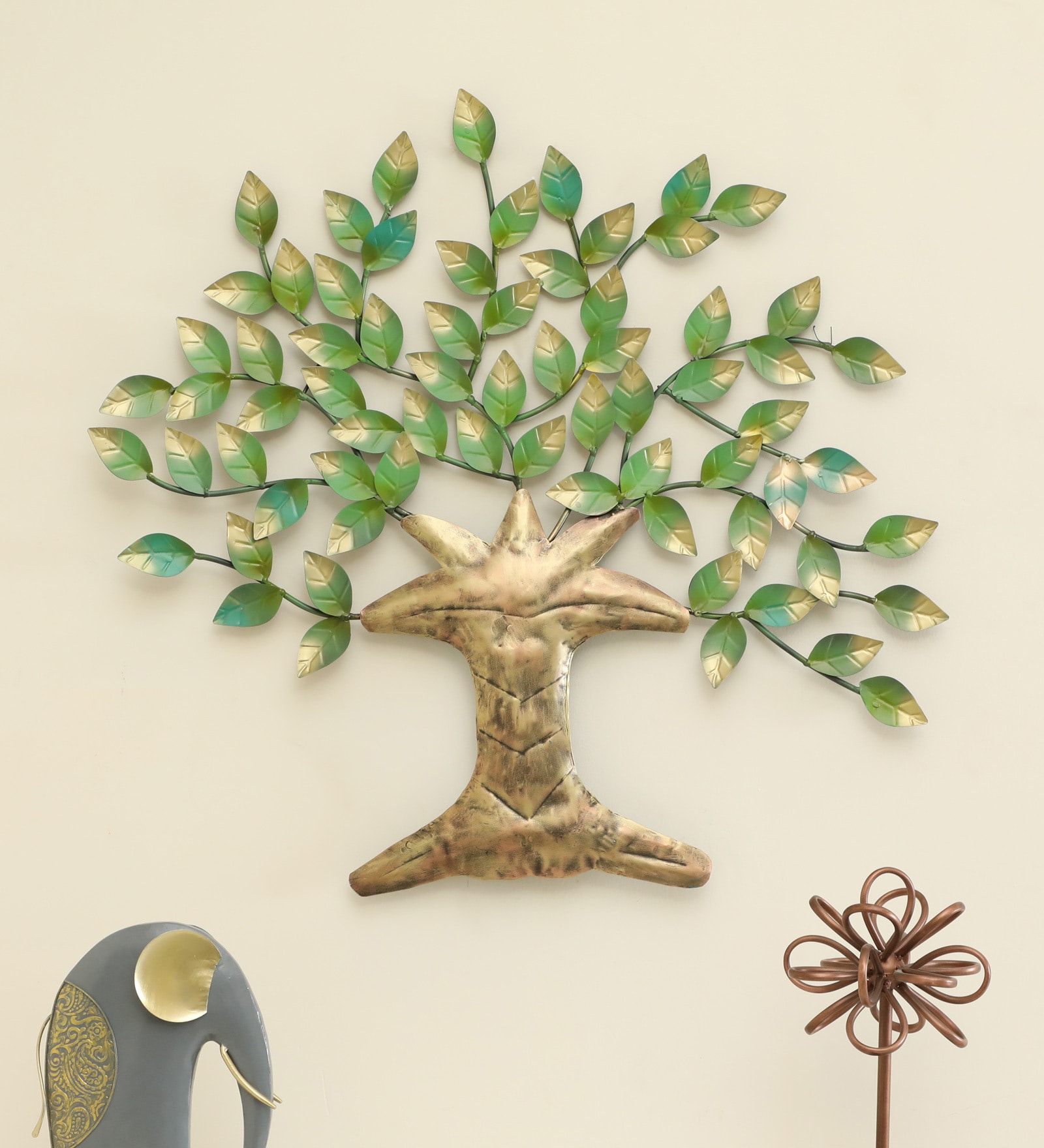 Alila Tree Multicolour Iron Wall Art