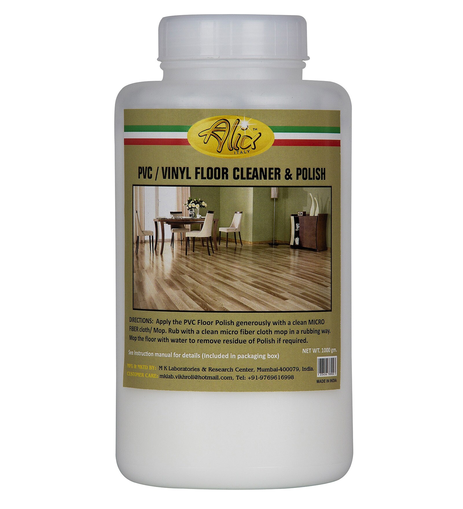 Buy Alix 1 L Pvc & Vinyl Floor Cleaner & Polish Online Cleaning