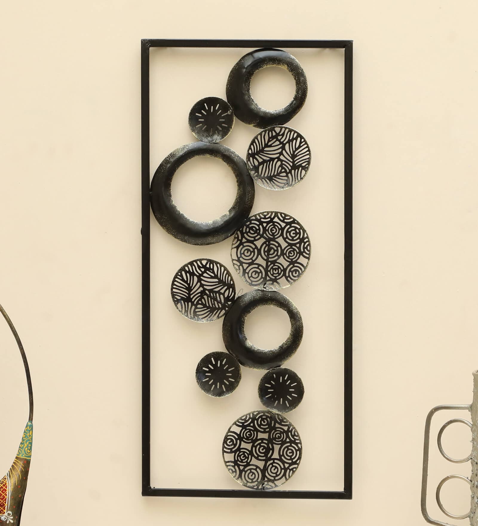 Alka Rectangular Abstract Wall Hanging