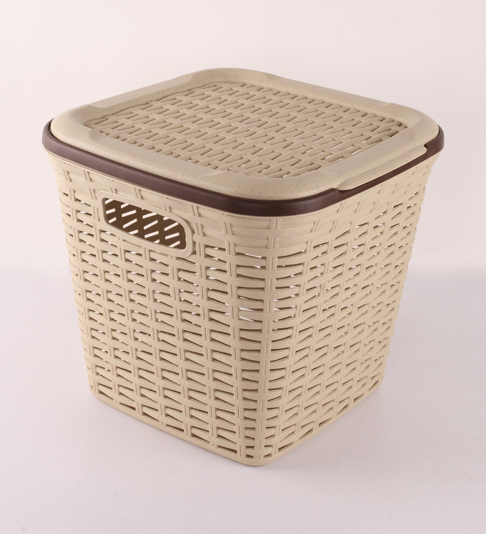 All Time Plastic Beige 20 L Cresta Rectangular Basket