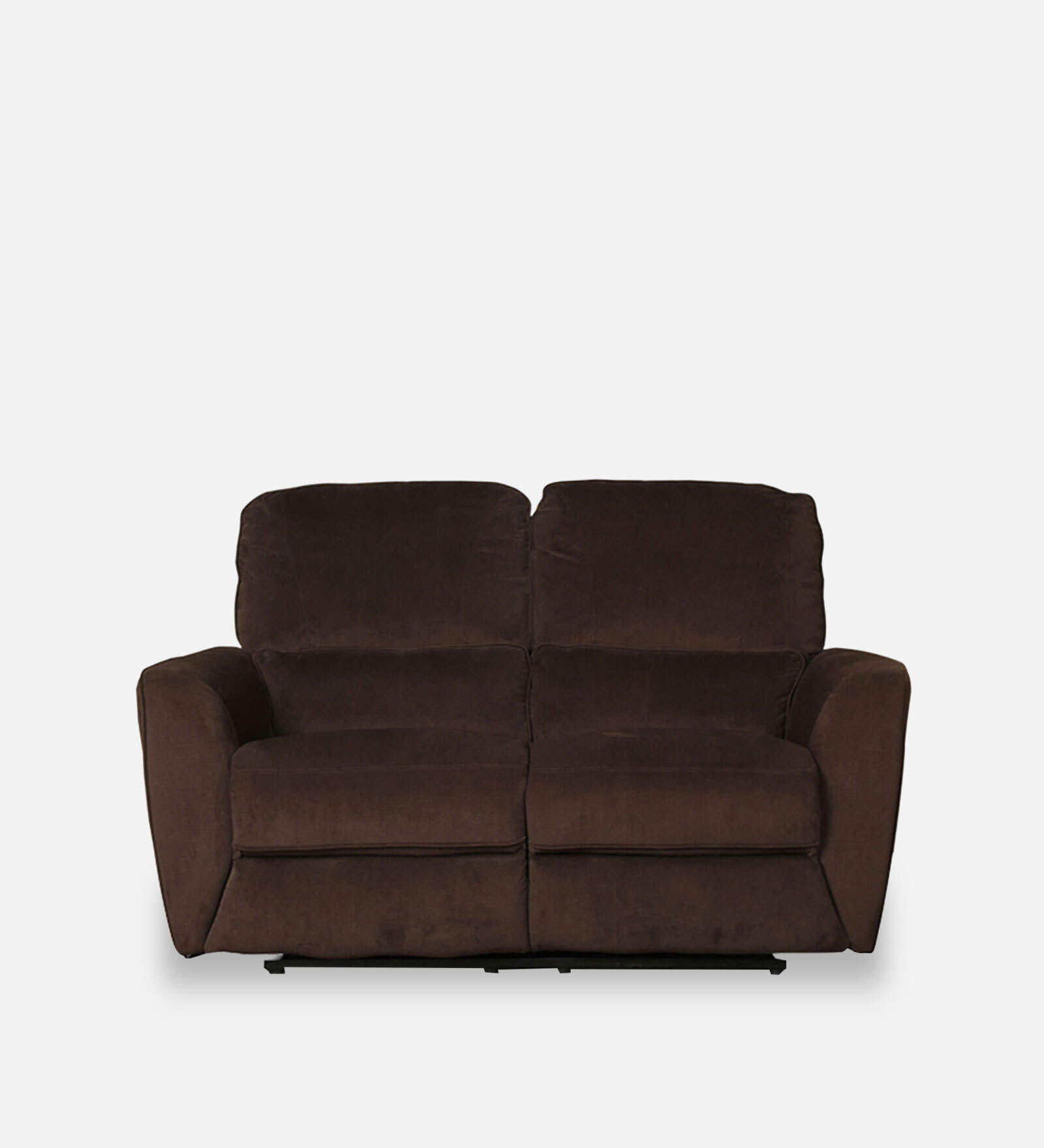 Altamura 2 Seater Manual Recliner In Dark Brown Colour
