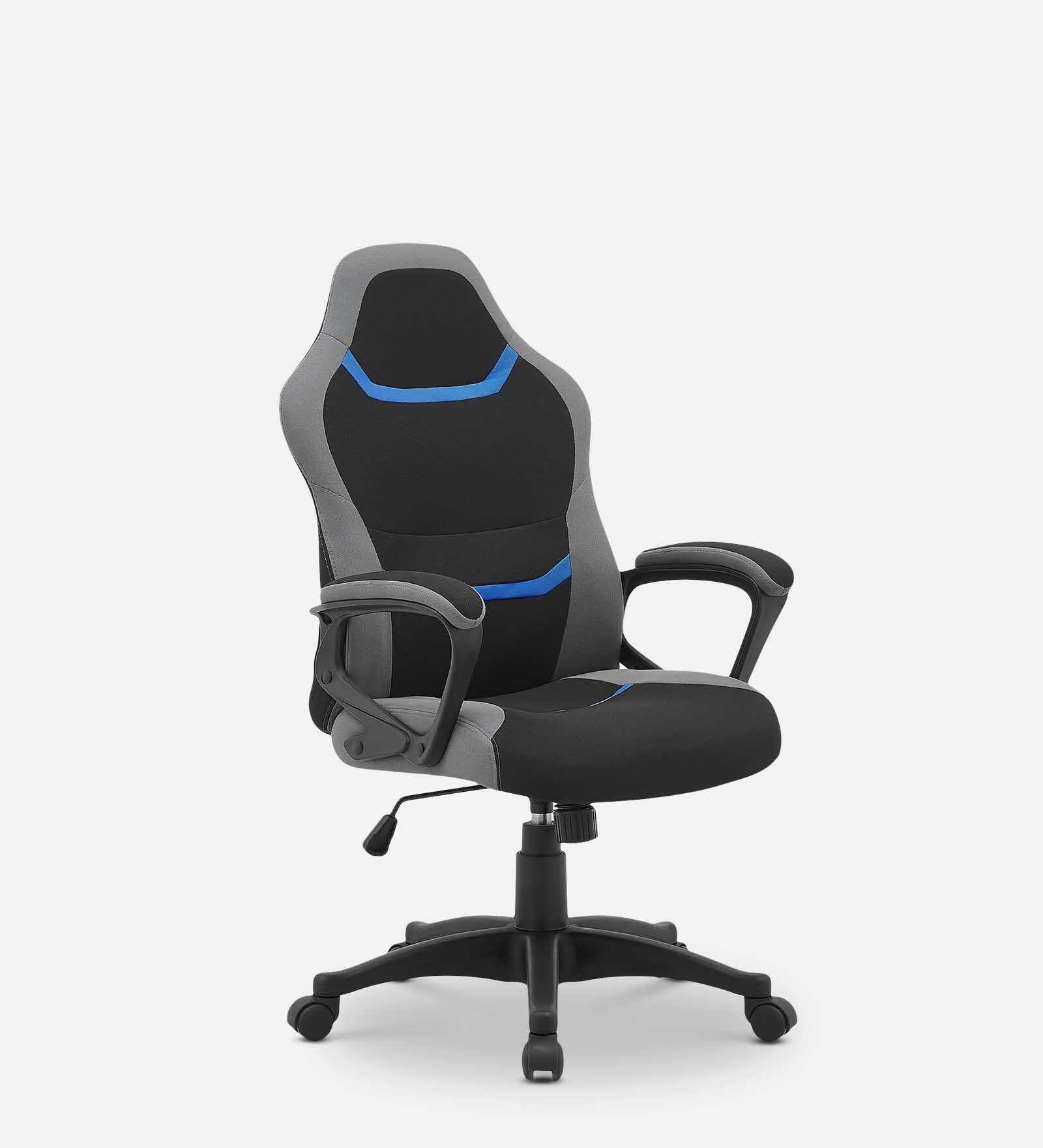 Buy Altro Fabric Gaming Chair in Black & Blue Colour at 25 OFF by Bantia Furniture Pepperfry