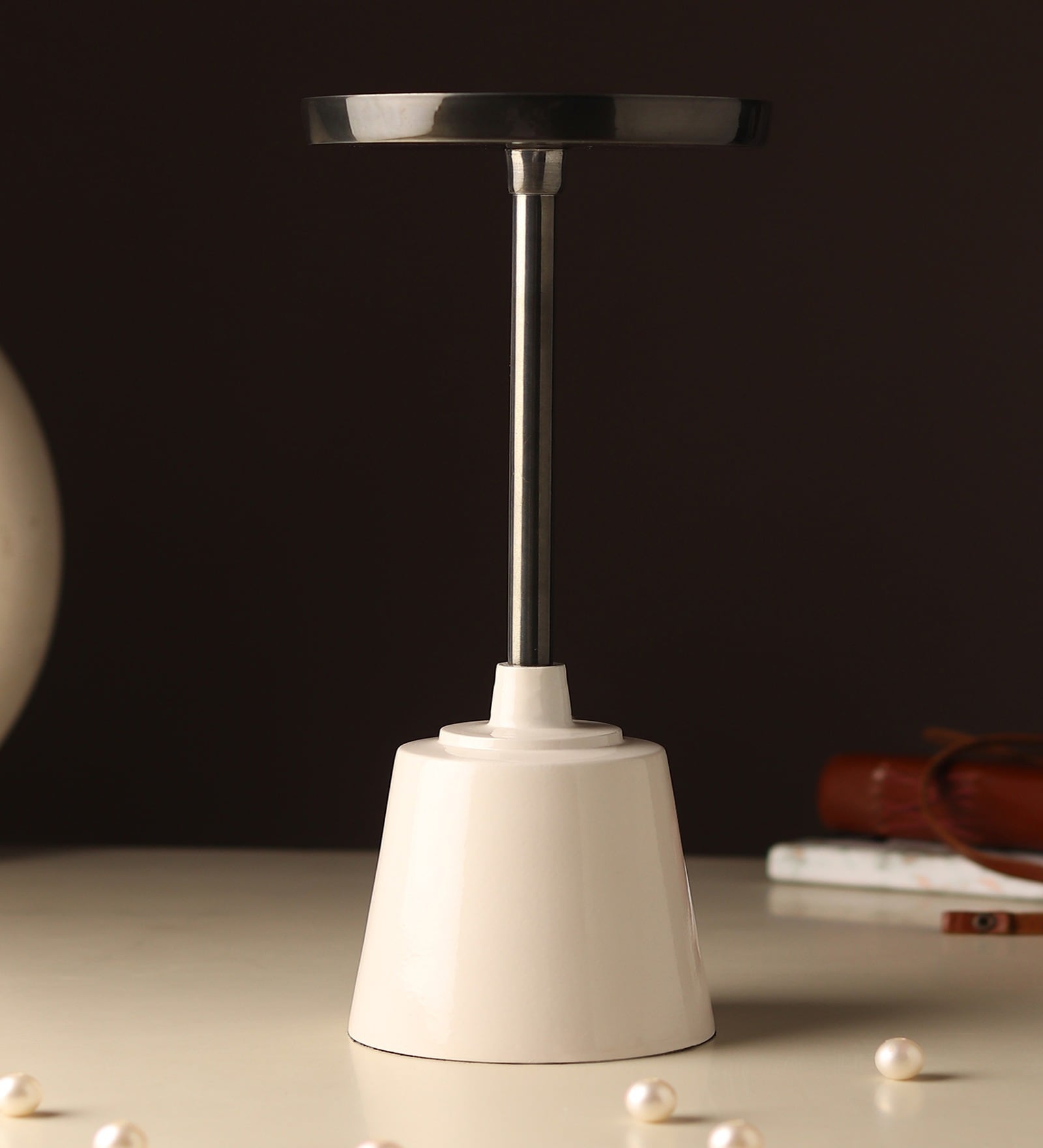 Altura Piccolo Black Nickel Candle Holder Small