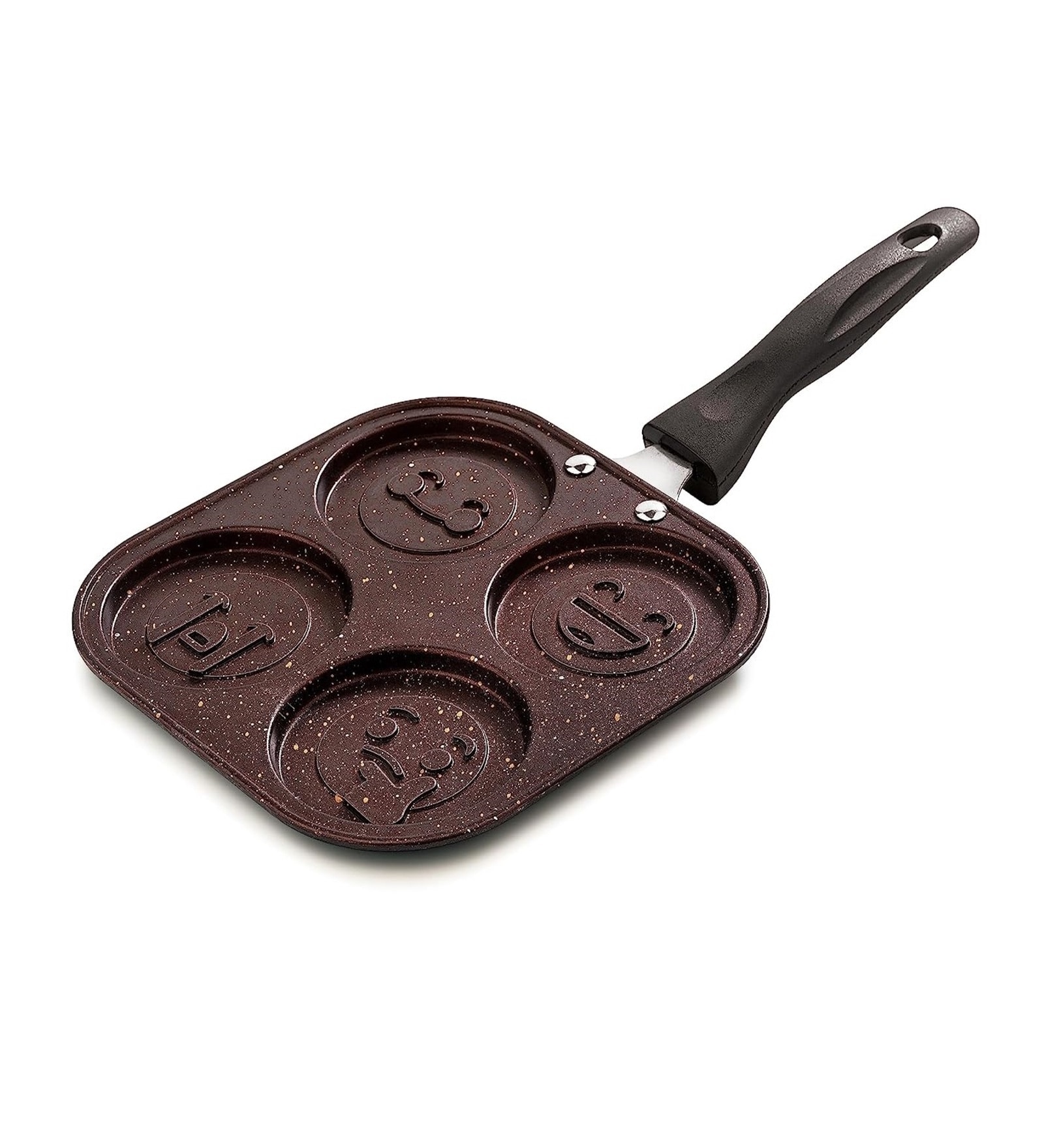 Aluminium 19.5cm Non-Stick Mini Smiley Uttapam Tawa