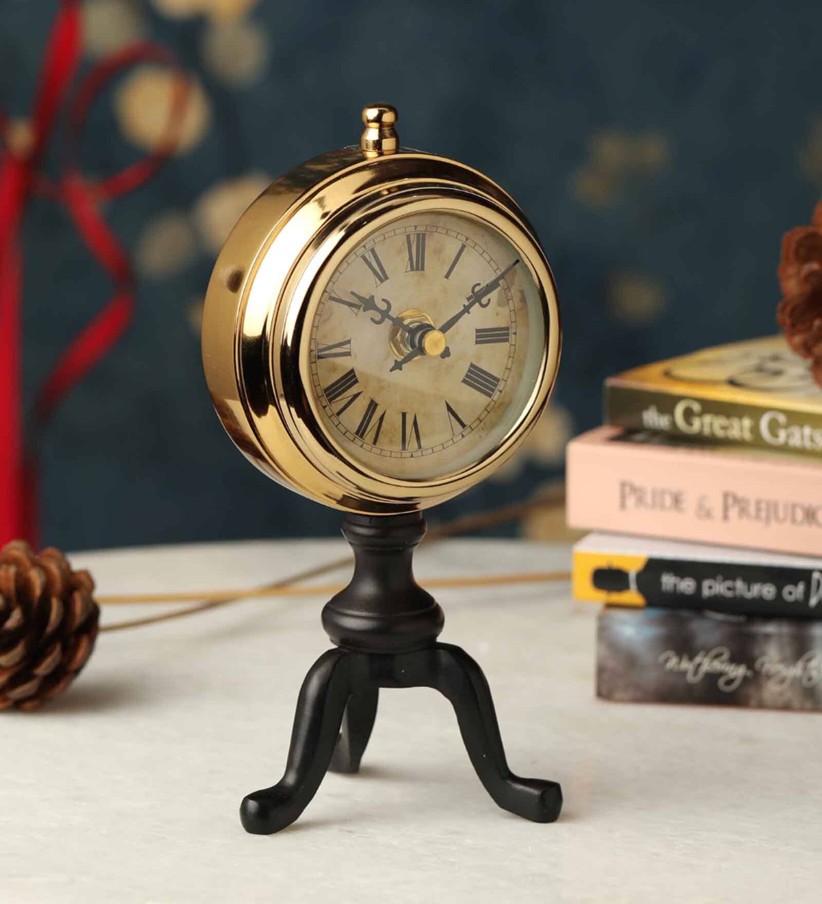 Aluminium Chrono Wave Table Clock