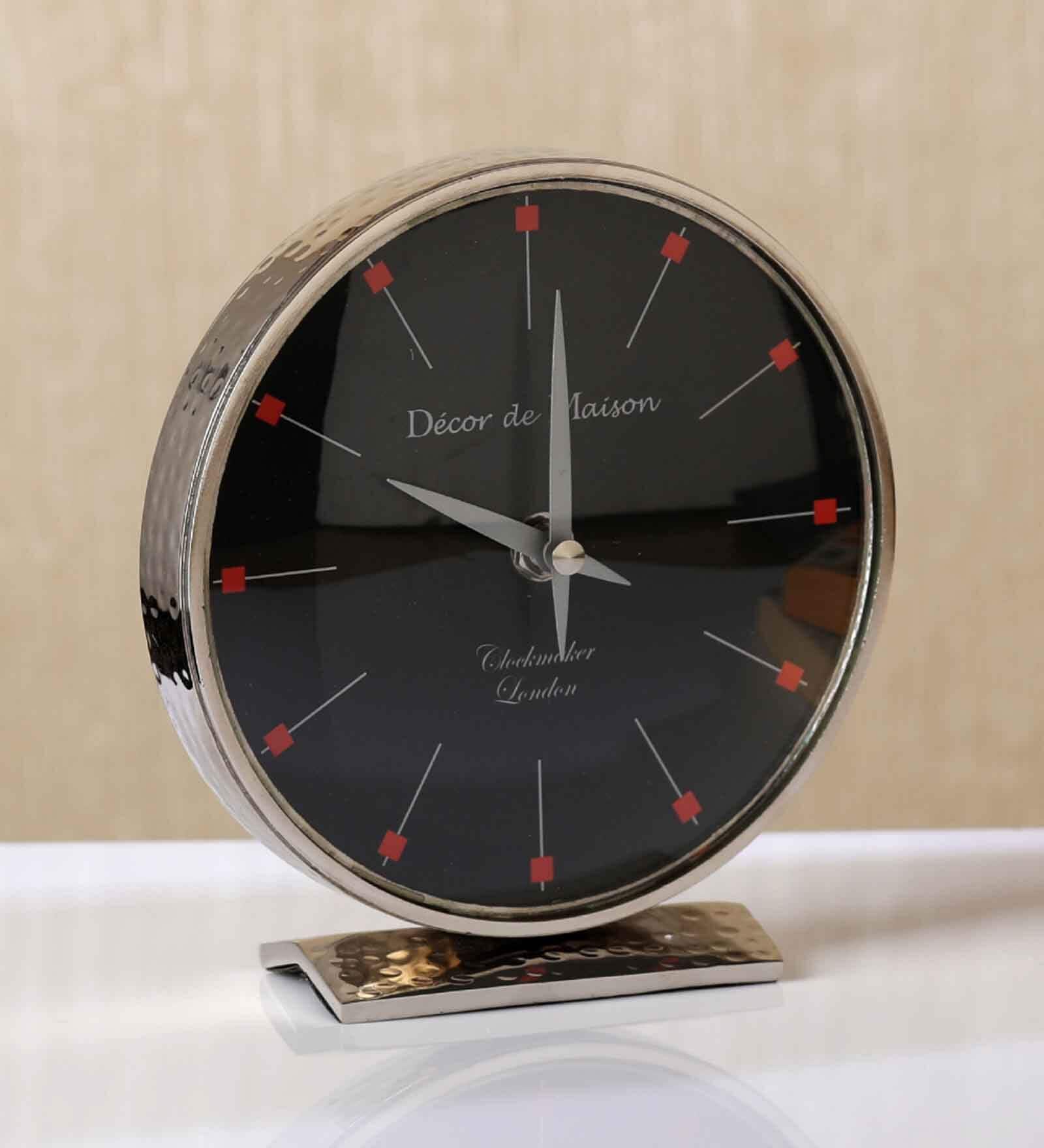 Minno Starlet Gold Aluminium Table Clock