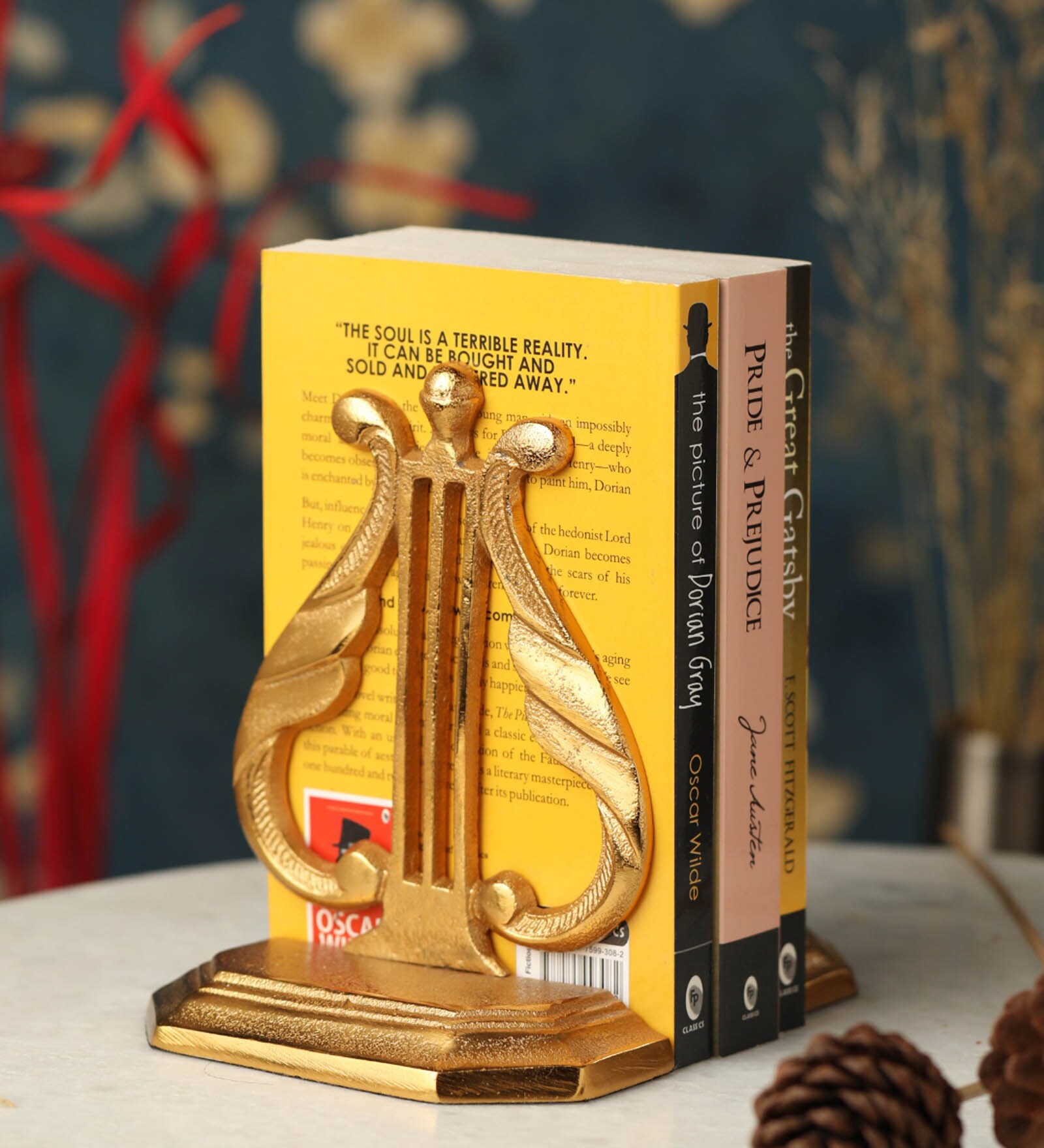 Buy Spades Golden Metal Bookend at 8 OFF by Decor de Maison Pepperfry