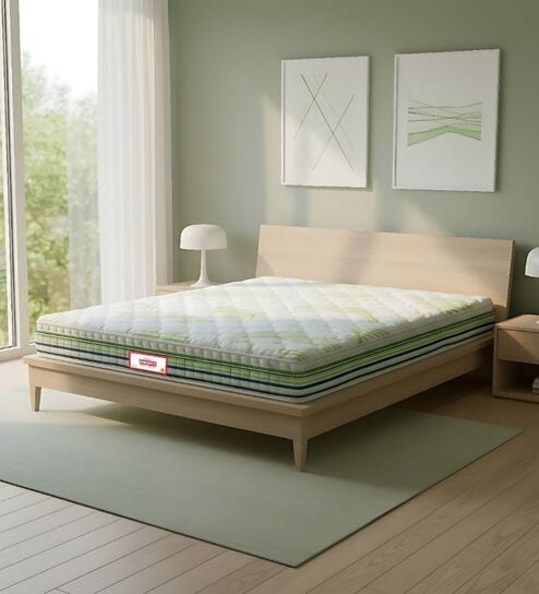 Alovera Spa Reversible 6 Inches Orthopedic Memory Foam Pillow Top With SRTX Technology Single Size Mattress