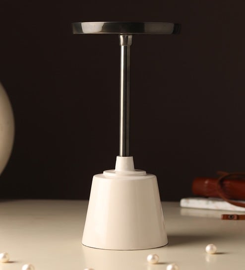 Altura Piccolo Black Nickel Candle Holder Small