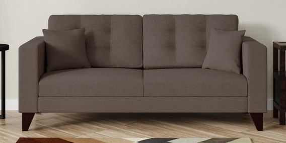 Buy Bento 3 Seater Sofa In Ginger Brown Colour By Casacraft Online