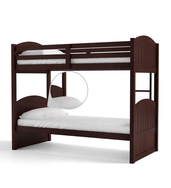 Buy Alexander Bunk Bed in Wenge Finish CasaCraft By Pepperfry Online