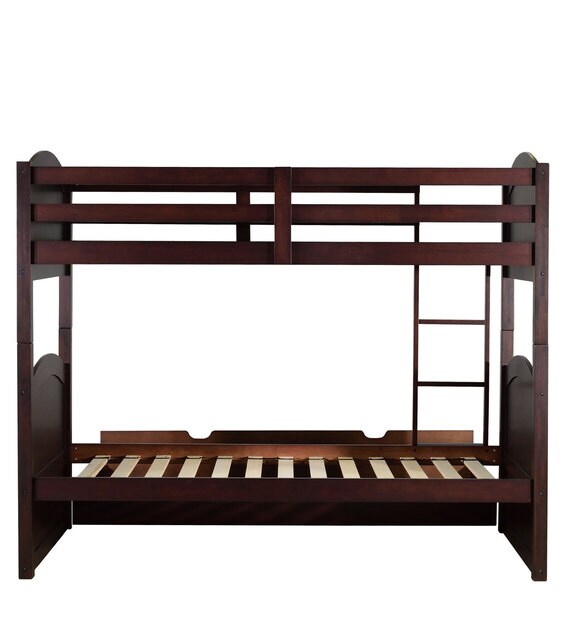 Buy Alexander Bunk Bed with Pull Out Bed in Wenge Finish - CasaCraft By ...