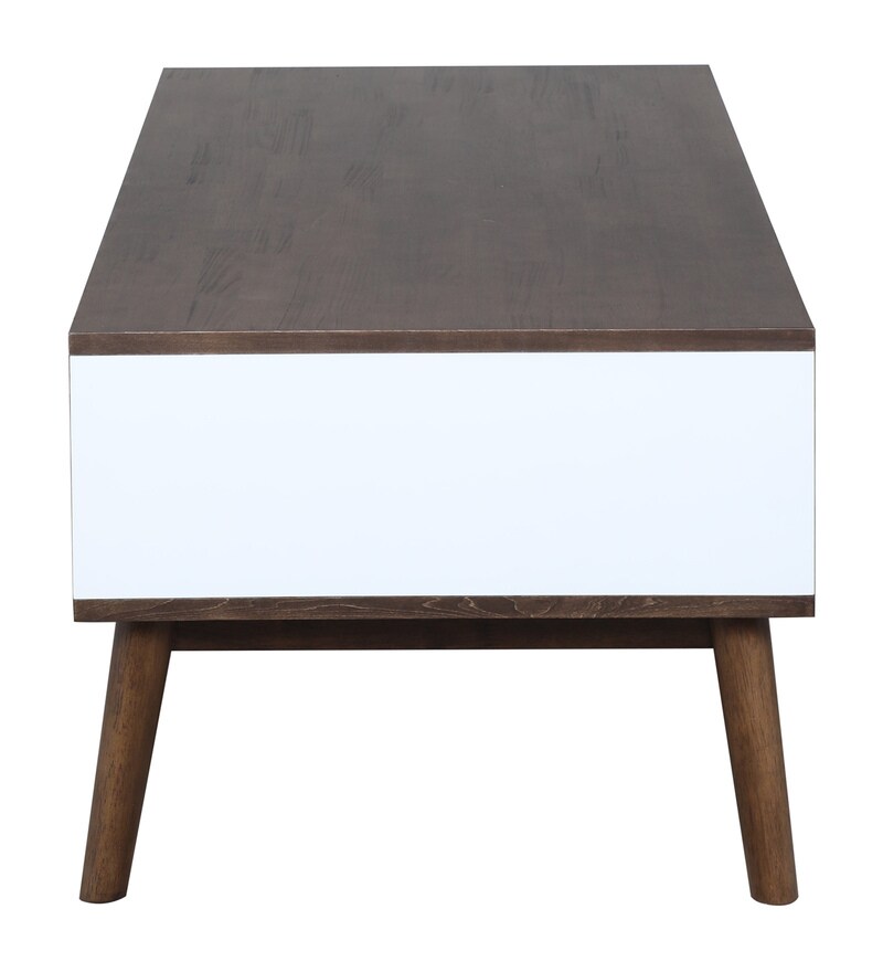 Buy Alameda Coffee Table in Walnut and White Finish by CasaCraft Online