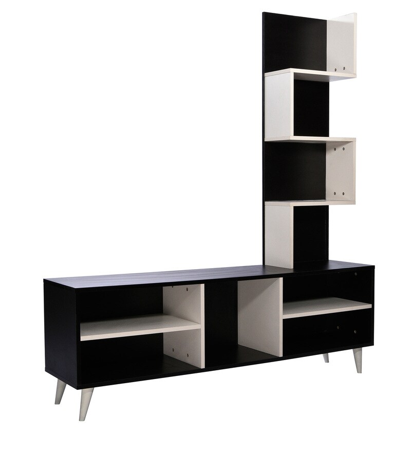 Buy Alaska TV Unit in Black Colour by Home Wud Online TV Units TV