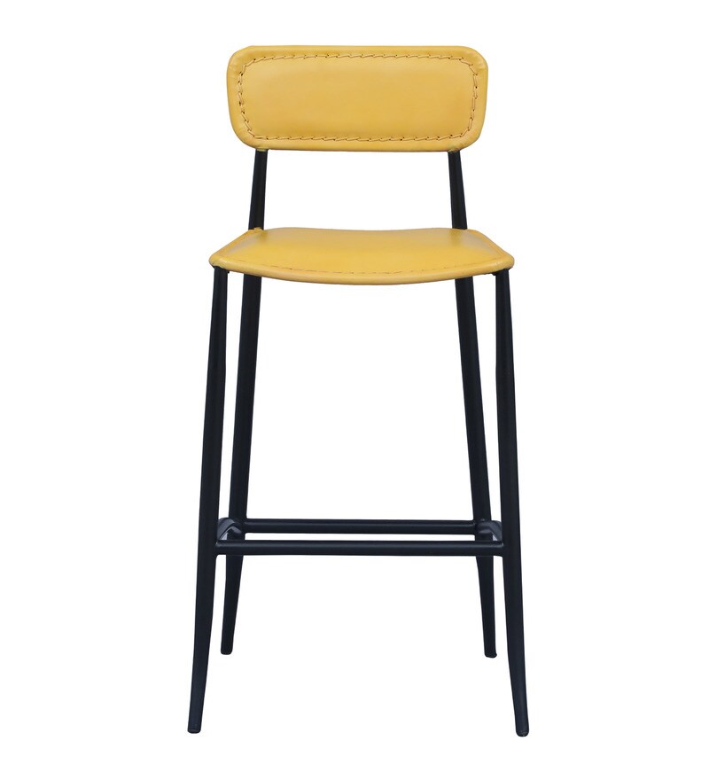 Buy Alessa Metal Bar Chair In Black Finish By Bohemiana Online