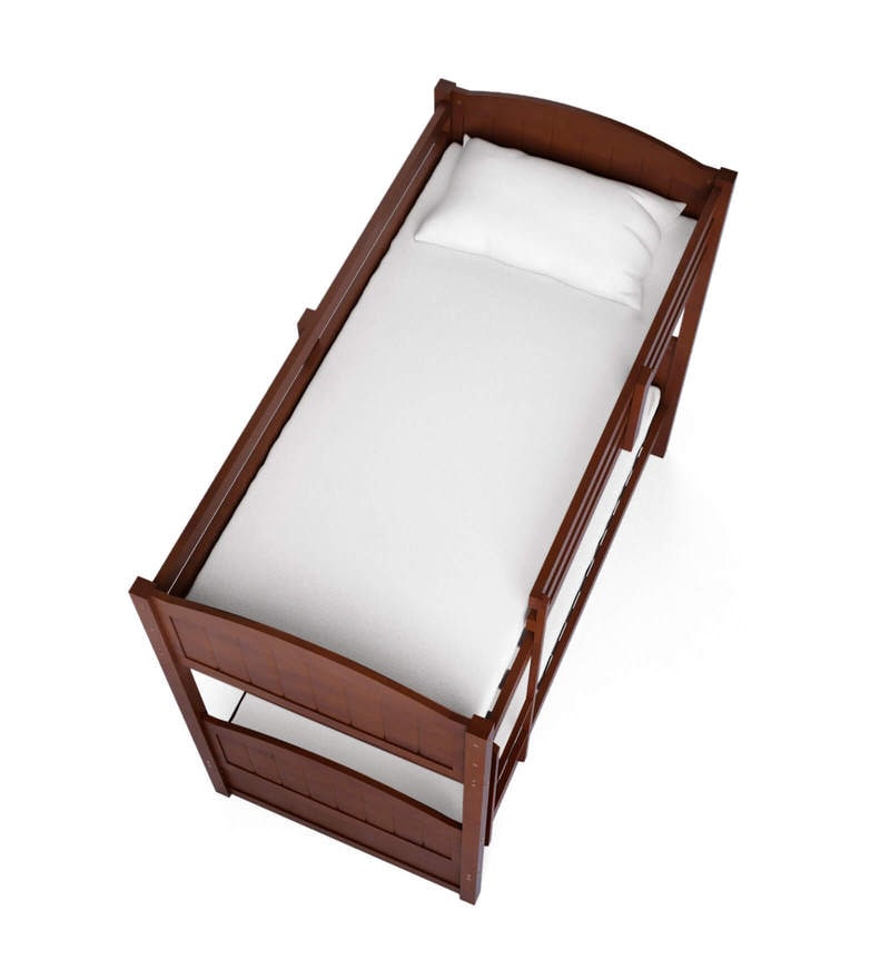 Buy Alexander Bunk Bed in Walnut Finish CasaCraft By Pepperfry Online