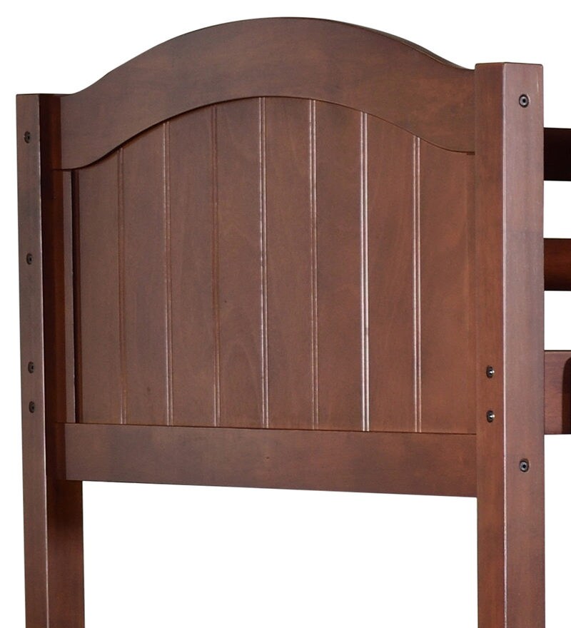 Buy Alexander Bunk Bed in Walnut Finish CasaCraft By Pepperfry Online