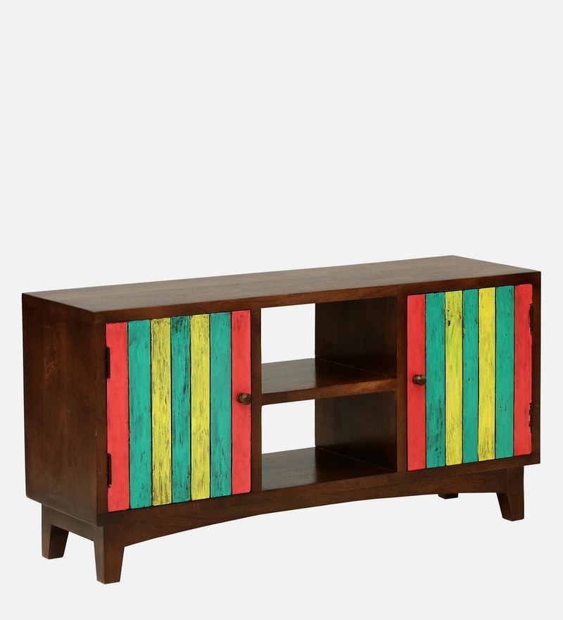 Buy Alfie Solid Wood TV Console for TVs up to 43\ Unit N MultiColour
