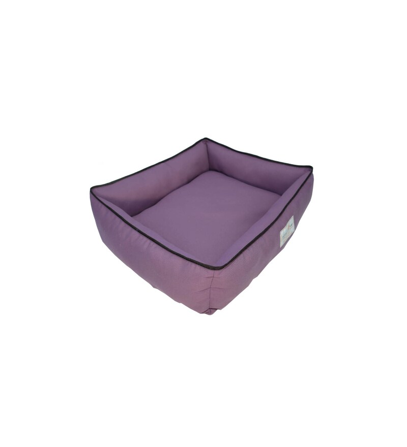 Buy Alica Large Pet Bed with Bolster in 100 Lenin by House of Furry Online Dog Beds Dog