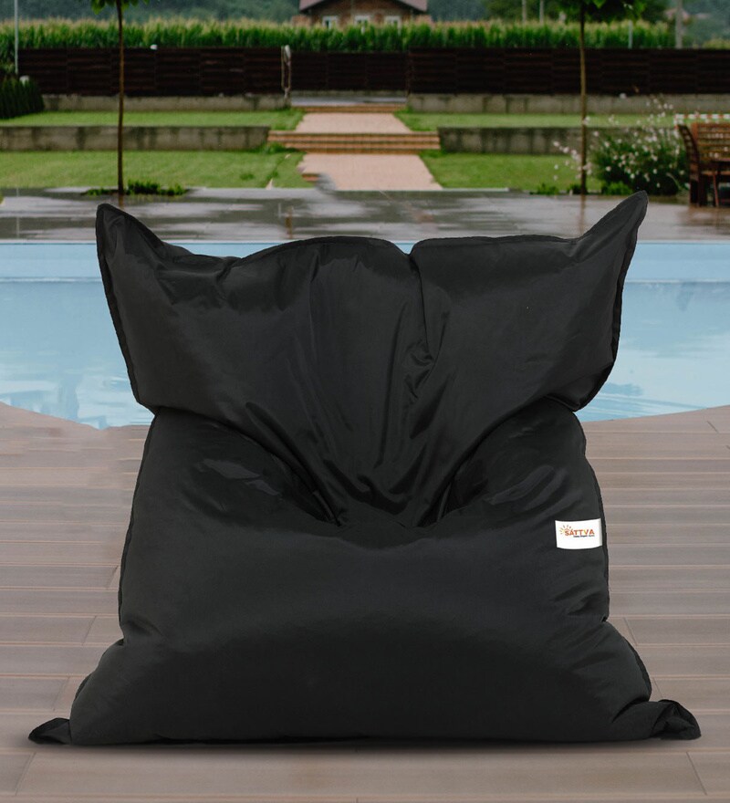 Buy All Weather Outdoor Jumbo Floor Lounger Bed Bean Bag With Beans In
