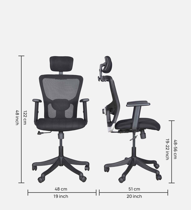 Buy Alpha HighBack Ergonomic Executive Office Chair in Black By Radian Ergo Online High Back