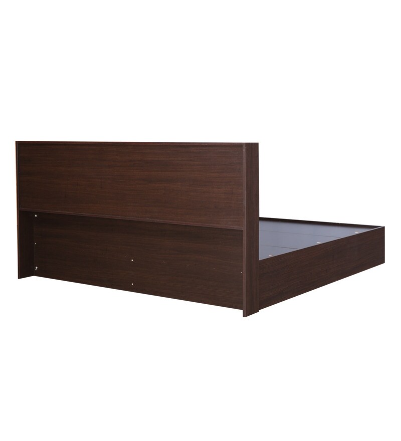 Buy Alysson Queen Size Bed with Storage in Wenge Finish by HomeTown