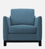 Aladin Fabric 1 Seater Sofa In Light Blue Colour