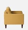 Alaine Fabric 1 Seater Sofa In Camel Yellow Colour