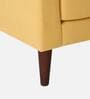 Alaine Fabric 1 Seater Sofa In Camel Yellow Colour