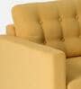 Alaine Fabric 1 Seater Sofa In Camel Yellow Colour
