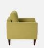 Alaine Fabric 1 Seater Sofa In Olive Green Colour