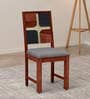 Alamo Sheesham Wood Dining Chair In Scratch Resistant Honey Oak Finish (Set Of 2)