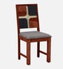 Alamo Sheesham Wood Dining Chair In Scratch Resistant Honey Oak Finish (Set Of 2)