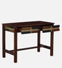 Alamo Sheesham Wood Writing Table In Scratch Resistant Provincial Teak Finish