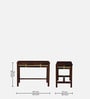 Alamo Sheesham Wood Writing Table In Scratch Resistant Provincial Teak Finish