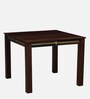 Alamo Sheesham Wood 4 Seater Dining Set In Scratch Resistant Provincial Teak Finish