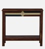 Alamo Sheesham Wood Console Table In Scratch Resistant Provincial Teak Finish