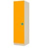 Alana Kids 1 Door Wardrobe in Light Yellow Woodgrain Finish