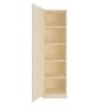 Alana Kids 1 Door Wardrobe in Light Yellow Woodgrain Finish